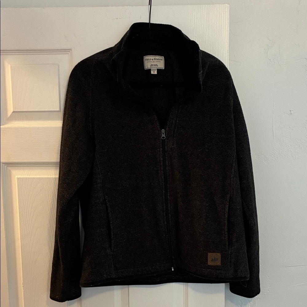 Field & Stream Dark Gray Textured Jacket